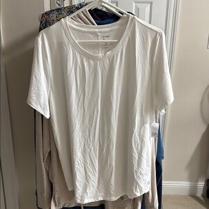 GAP White Short Sleeve Relaxed T-Shirt